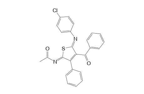 5-Acetylimino-2-(4'-chlorophenyl)imino-4-phenyl-3-benzoyl-2,5-dihydrothiophene