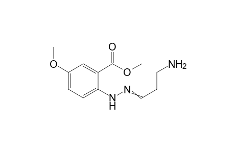 Methyl 2-(2-(3-aminopropylidene)hydrazinyl)-5-methoxybenzoate