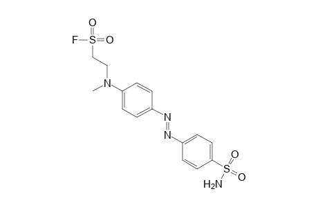 p-{{p-{[2-(fluorosulfonyl)ethyl]methylamino}phenyl}azo}benzenesulfonamide