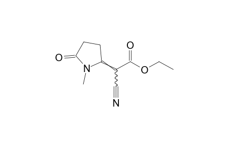 alpha-CYANO-1-METHYL-5-OXO-delta2,alpha-PYRROLIDINEACETIC ACID, ETHYL ESTER