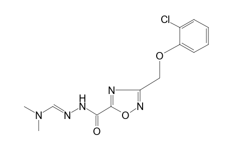 3-[(o-chlorophenoxy)methyl]-1,2,4-oxadiazole-5-carboxylic acid, [(dimethylamino)methylene]hydrazide