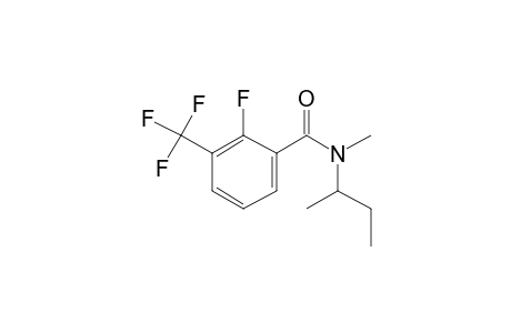 Benzamide, 2-fluoro-3-trifluoromethyl-N-(2-butyl)-N-methyl-