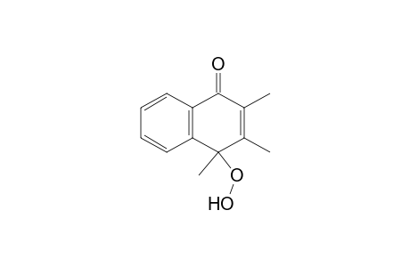 1(4H)-Naphthalenone, 4-hydroperoxy-2,3,4-trimethyl-