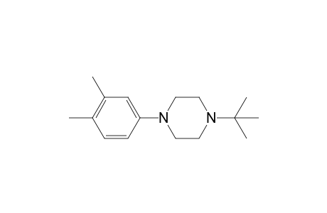 1-Tert-butyl-4-(3,4-dimethylphenyl)piperazine