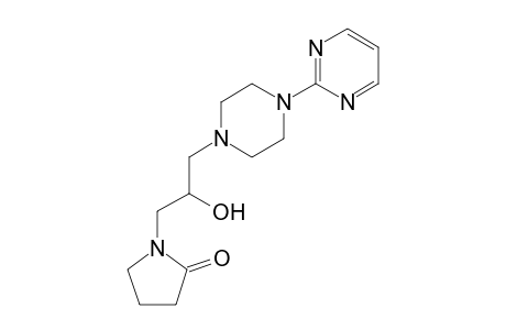 1 -[2 -Hydroxy-3 -[4 -(2 -pyrimidinyl)piperazin-1 -yl]propyl]pyrrolidin-2 -one