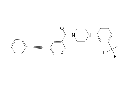 [3-(2-phenylethynyl)phenyl]-[4-[3-(trifluoromethyl)phenyl]-1-piperazinyl]methanone