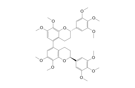 (M,2S,2''S)-7,8,3',4,'5',7'',8'',3''',4''',5'''-DECAMETHOXY-5,5''-BIFLAVAN