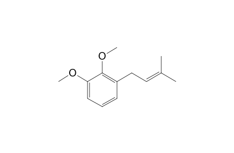 3-(3'-Methylbut-2'-enyl)-1,2-dimethoxybenzene