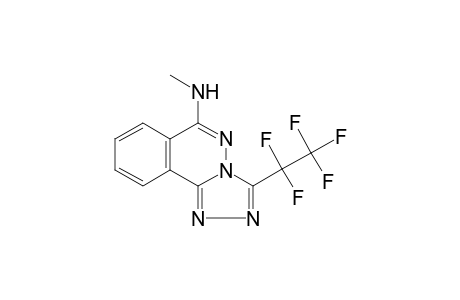 N-Methyl-3-(1,1,2,2,2-pentafluoroethyl)[1,2,4]triazolo[3,4-a]phthalazin-6-amine