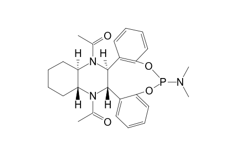 1,1'-((11bS,12aR,16aR,17aS)-6-(dimethylamino)-12a,13,14,15,16,16a-hexahydrodibenzo[4,5:8,9][1,3,2]dioxaphosphonino[6,7-b]quinoxaline-12,17(11bH,17aH)-diyl)diethanone