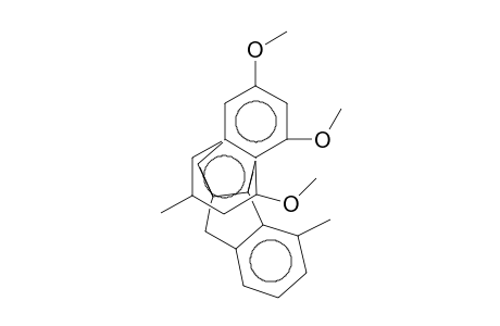 7,15-Dimethyl-2,4,5-trimethoxy-9H,10H-4b,9a-([1,2]benzenomethano)indeno[1,2-a]-indene