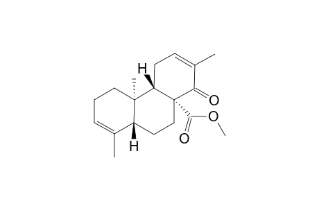 Methyl (+)-(2S,1R,7R,10R)-1,5,11-trimethyl-6-oxotriicyclo[8.4.0.0(2,7)]tetradeca-4,11-diene-7-carboxylate