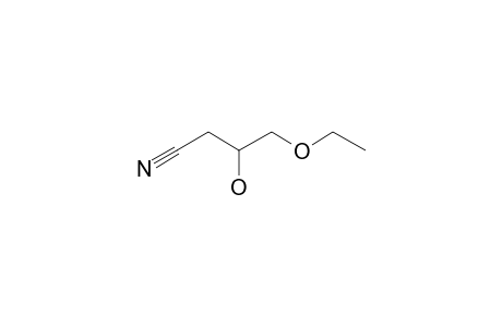 Butyronitrile, 4-ethoxy-3-hydroxy-