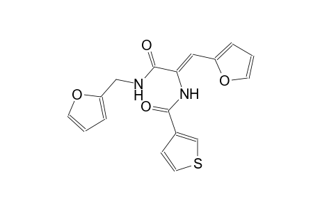 N-((Z)-2-(2-furyl)-1-{[(2-furylmethyl)amino]carbonyl}ethenyl)-3-thiophenecarboxamide