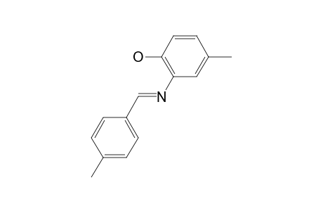 Phenol, 4-methyl-2-(4-methylbenzylidenamino)-