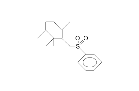 2,5,6,6-Tetramethyl-1-[(phenylsulfonyl)-methyl]-cyclohexene