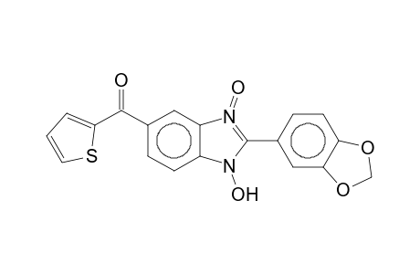 (1H)Benzimidazole, 2-(1,3-benzodioxol-5-yl)-5-(thien-2-ylcarbonyl)-1-hydroxy-3-oxide