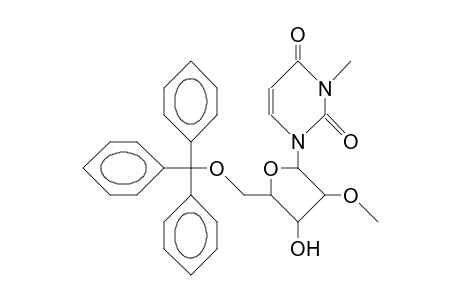 3-N,2'-O-Dimethyl-5'-O-triphenylmethyl-uridine