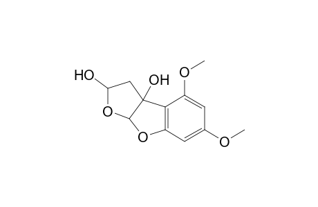 6,8-Dimethoxy-2,3a-dihydro-1H-furo[2,3-b]benzofuran-2,8b-diol