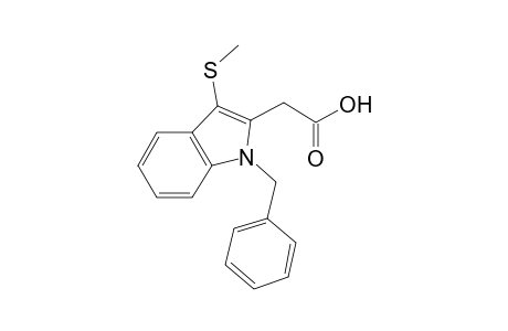 [1-benzyl-3-(methylsulfanyl)-1H-indol-2-yl]acetic acid