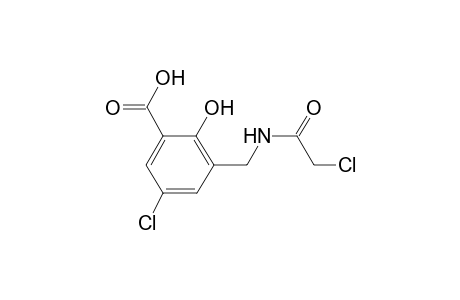 5-Chloro-3-[(2-chloro-acetylamino)-methyl]-2-hydroxy-benzoic acid