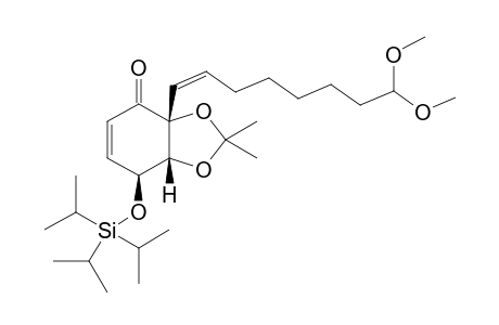 (3aR,7S,7aR)-3a-((Z)-8,8-dimethoxyoct-1-en-1-yl)-2,2-dimethyl-7-((triisopropylsilyl)oxy)-7,7a-dihydrobenzo[d][1,3]dioxol-4(3aH)-one