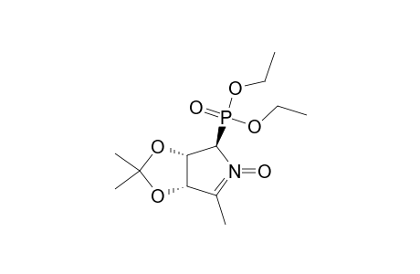 DIETHYL-(2S,3R,4R)-3,4-ISOPROPYLIDENEDIOXY-5-METHYL-1-OXIDO-5-PYRROLINIUM-2-PHOSPHONATE