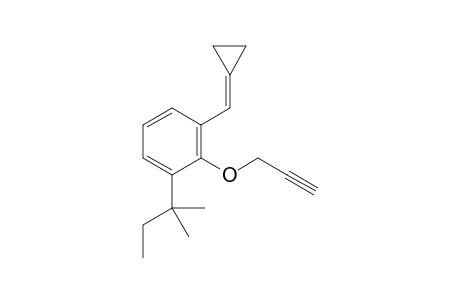 1-(cyclopropylidenemethyl)-3-(1,1-dimethylpropyl)-2-prop-2-ynoxy-benzene