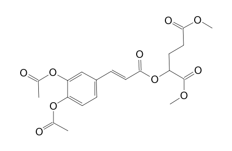 Dimethyl (2rs)-2-({(2E)-3-[3,4-bis(acetyloxy)phenyl]prop-2-enoyl}oxy)pentanedioate