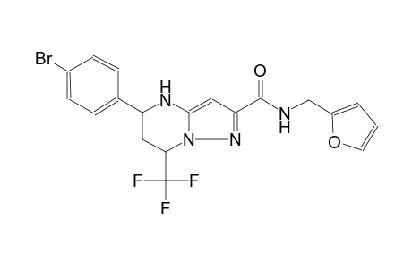 5-(4-bromophenyl)-N-(2-furylmethyl)-7-(trifluoromethyl)-4,5,6,7-tetrahydropyrazolo[1,5-a]pyrimidine-2-carboxamide