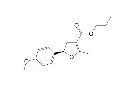 Propyl (5R)-5-(4-methoxyphenyl)-2-methyl-4,5-dihydrofuran-3-carboxylate