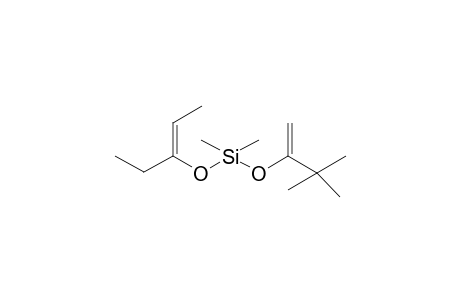 3-[3',3'-Dimethyl-1'-butenyl-2'-(oxy)dimethylsilyloxy]-2-pentene