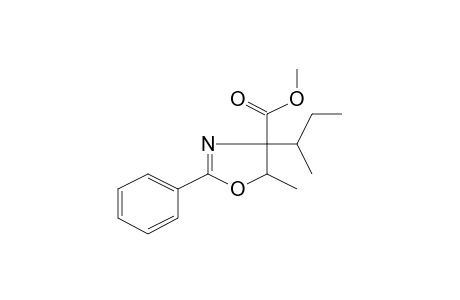 4-Butan-2-yl-5-methyl-2-phenyl-5H-oxazole-4-carboxylic acid methyl ester