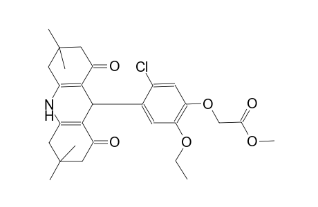 Methyl [5-chloro-2-ethoxy-4-(3,3,6,6-tetramethyl-1,8-dioxo-1,2,3,4,5,6,7,8,9,10-decahydro-9-acridinyl)phenoxy]acetate