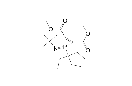 1-(t-Butylimino)-1-(1'.1'-diethylpropyl)-2,3-bis(methoxycarbonyl)-.lambda(5).-phosphirene