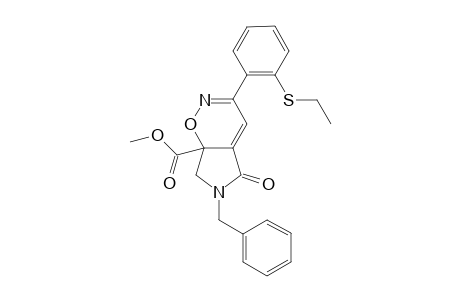 2-Benzyl-6-(2-ethylthiophenyl)-3a-methoxycarbonyl-4-oxa-1-oxo-2,5-diazaindene