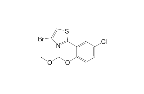 4-Bromo-2-[5-chloro-2-(methoxymethoxy)phenyl]thiazole