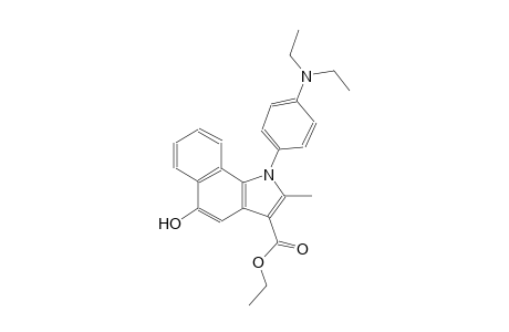 ethyl 1-[4-(diethylamino)phenyl]-5-hydroxy-2-methyl-1H-benzo[g]indole-3-carboxylate