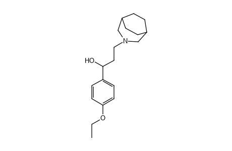 alpha-(p-ethoxyphenyl)-3-azabicyclo[3.2.2]nonane-3-propanol