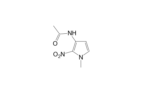 N-(1-methyl-2-nitropyrrol-3-yl)acetamide