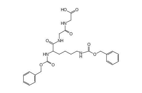 N-[N-(N^2,N^6-DICARBOXY-L-LYSYL)GLYCYL]GLYCINE, N^2,N^6-DIBENZYL ESTER