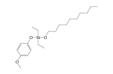 Silane, diethyldecyloxy(4-methoxyphenoxy)-