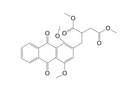 Dimethyl 2-[(1',4'-dimethoxy-9',10'-dioxo-9',10'dihydroanthracen-2'-yl)methylene]butanedioate