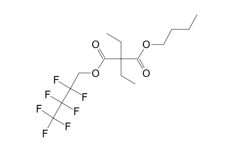 Diethylmalonic acid, butyl 2,2,3,3,4,4,4-heptafluorobutyl ester