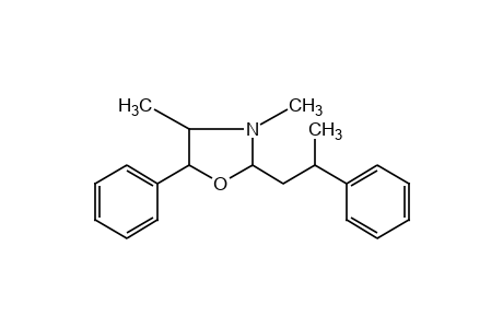 3,4-dimethyl-2-(beta-methylphenethyl)-5-phenyloxazolidine