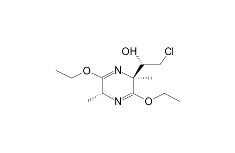 (3R,6S,1'R)-3-(1-HYDROXY-2-CHLOROETHYL)-3,6-DIHYDRO-3,6-DIMETHYL-2,5-DIETHOXYPYRAZIN