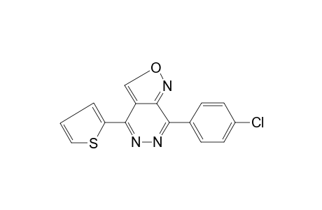 Isoxazolo[3,4-d]pyridazine, 7-(4-chlorophenyl)-4-(2-thienyl)-