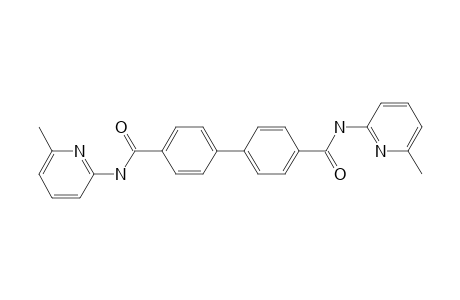 4,4'-Bis[[(6-methylpyrid-2-yl)amino]carbonyl]biphenyl