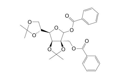 1-O-Benzoyl-2-C-benzoyloxymethyl-2,3:5,6-di-O-isopropylidene-D-mannofuranose