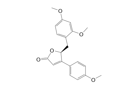 (S)-5-(2,4-DIMETHOXY-BENZYL)-4-(4-METHOXY-PHENYL)-5H-FURAN-2-ONE